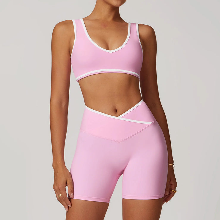 2PCS Nude Yoga Workout Set