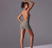 High-Intensity Nude Yoga Jumpsuit