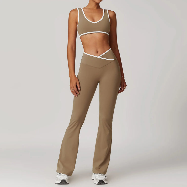 2PCS Nude Yoga Workout Set