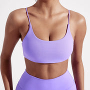 Solid Color Fitness Yoga Bra