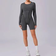 Women’s Long Sleeve Workout Jumpsuit