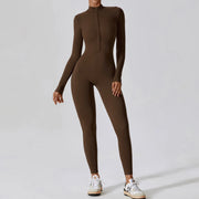 Women's Zipper One-Piece Jumpsuit