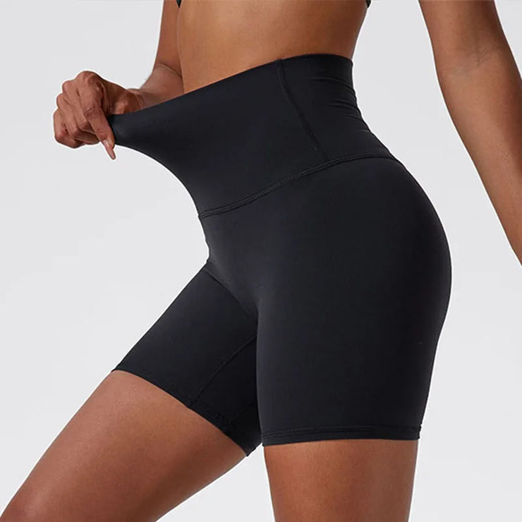 High Waist Push Up Active Shorts