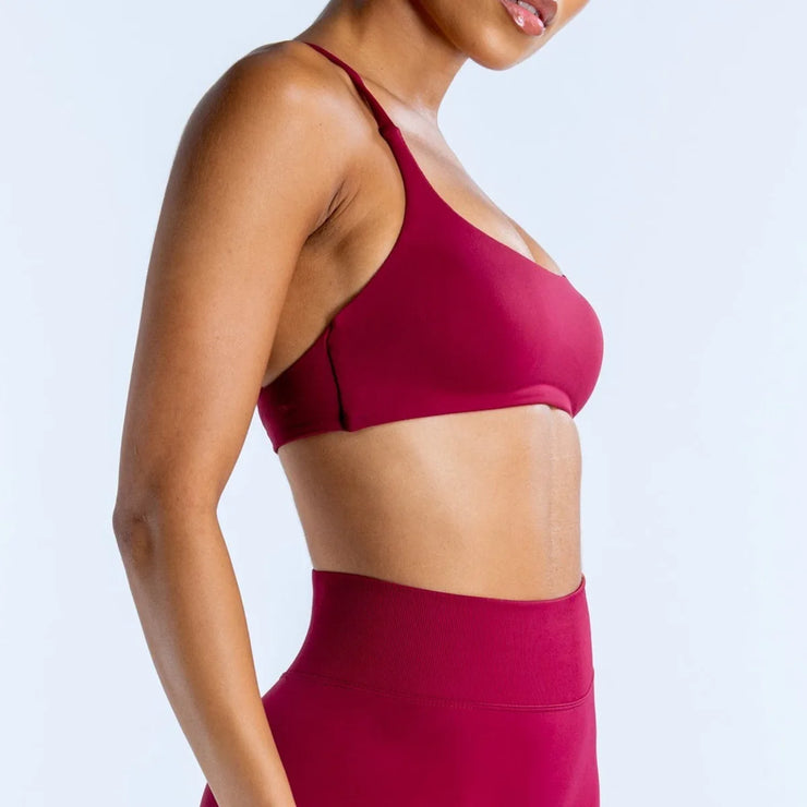 Twist Back High Support Bra