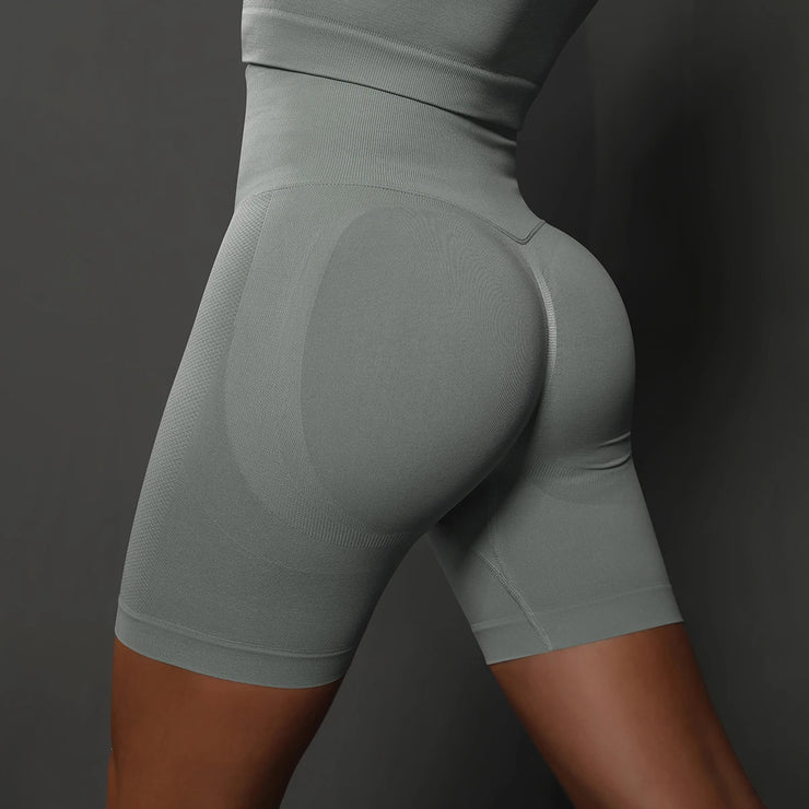 High Waist Sports Cycling Shorts