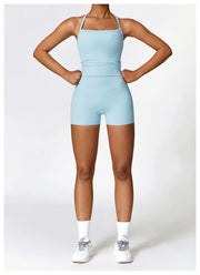 Sports Vest Women Gym Set