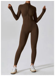 Women's Zipper One-Piece Jumpsuit