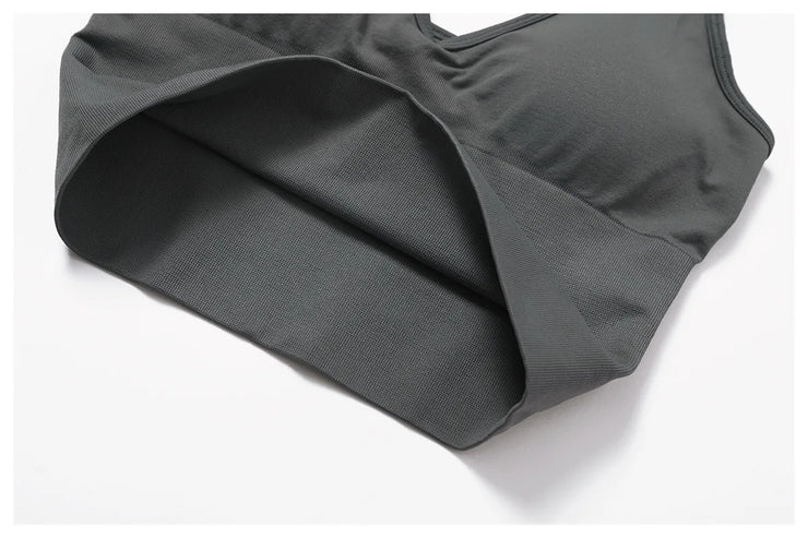 Seamless Push Up Sports Bra