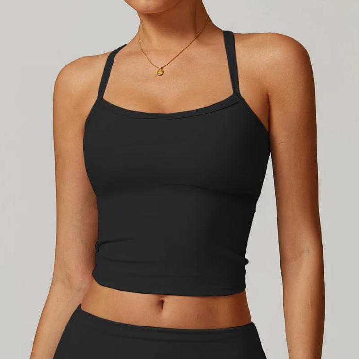 Backless Yoga Fitness Tank Top