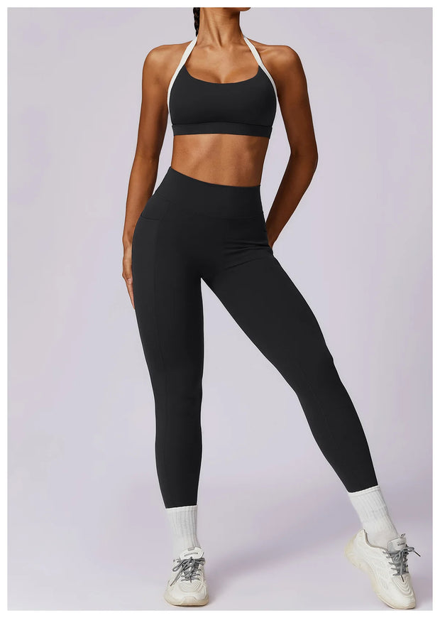 Long Sleeve Push-Up Sports Set