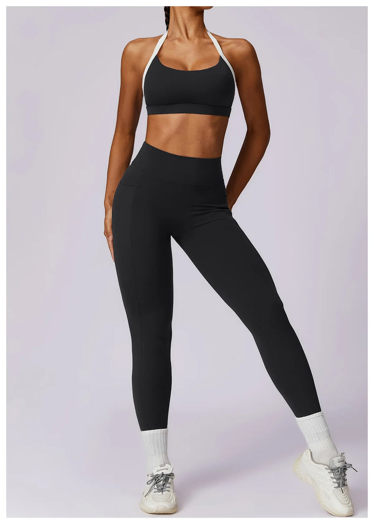 Long Sleeve Push-Up Sports Set