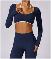 Long Sleeve Push-Up Sports Set