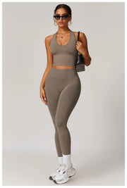 Seamless Push Up Sports Bra
