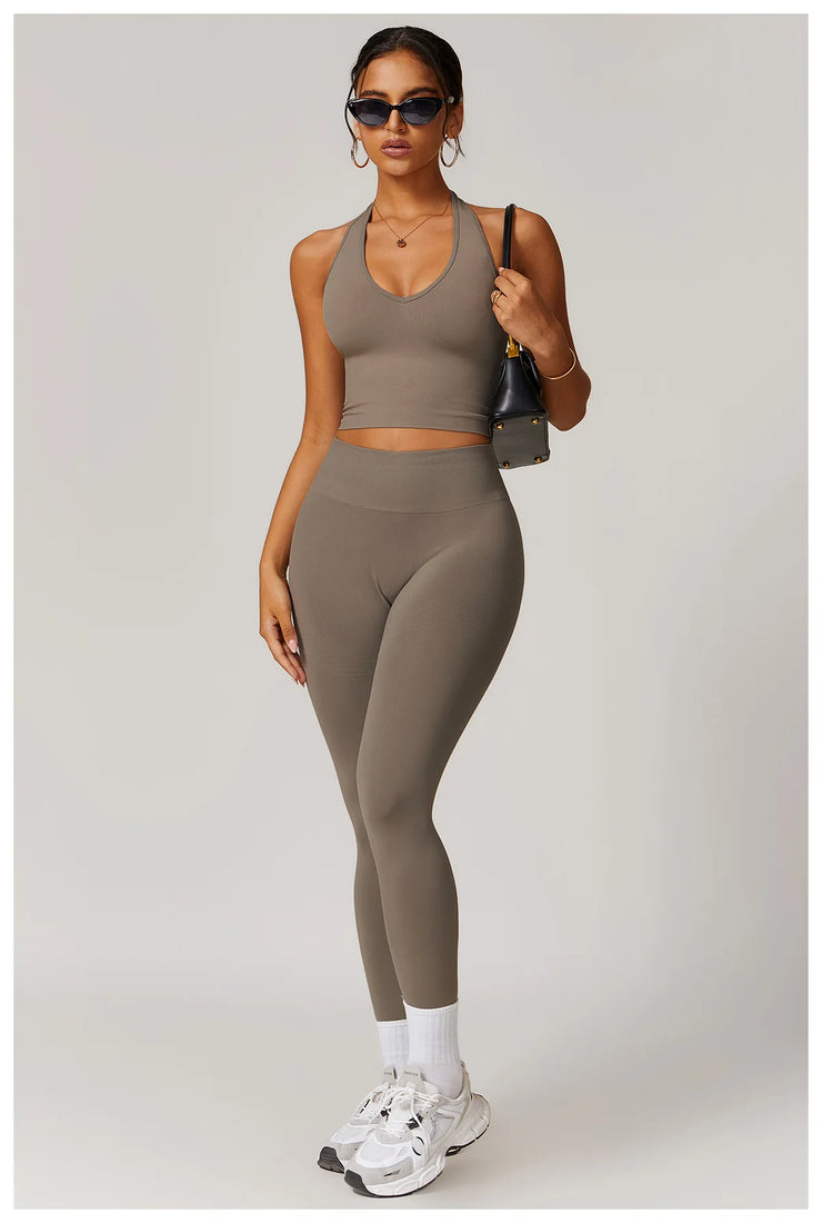 Seamless Push Up Sports Bra