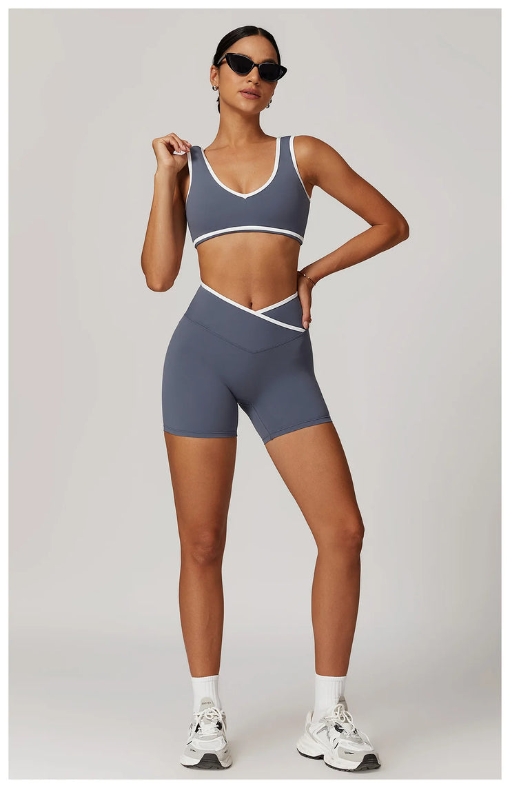 2PCS Nude Yoga Workout Set