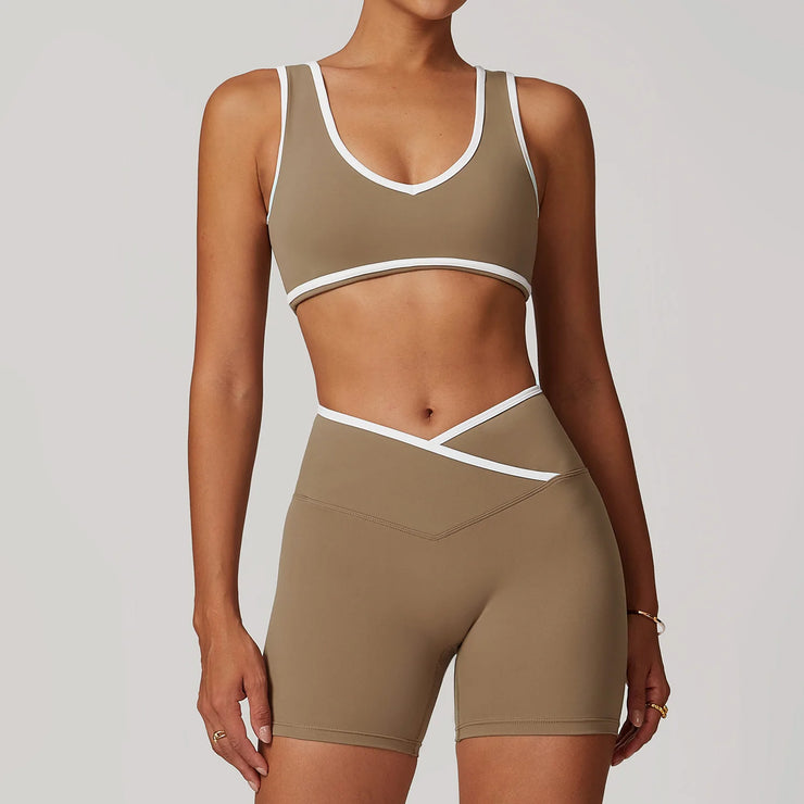 2PCS Nude Yoga Workout Set