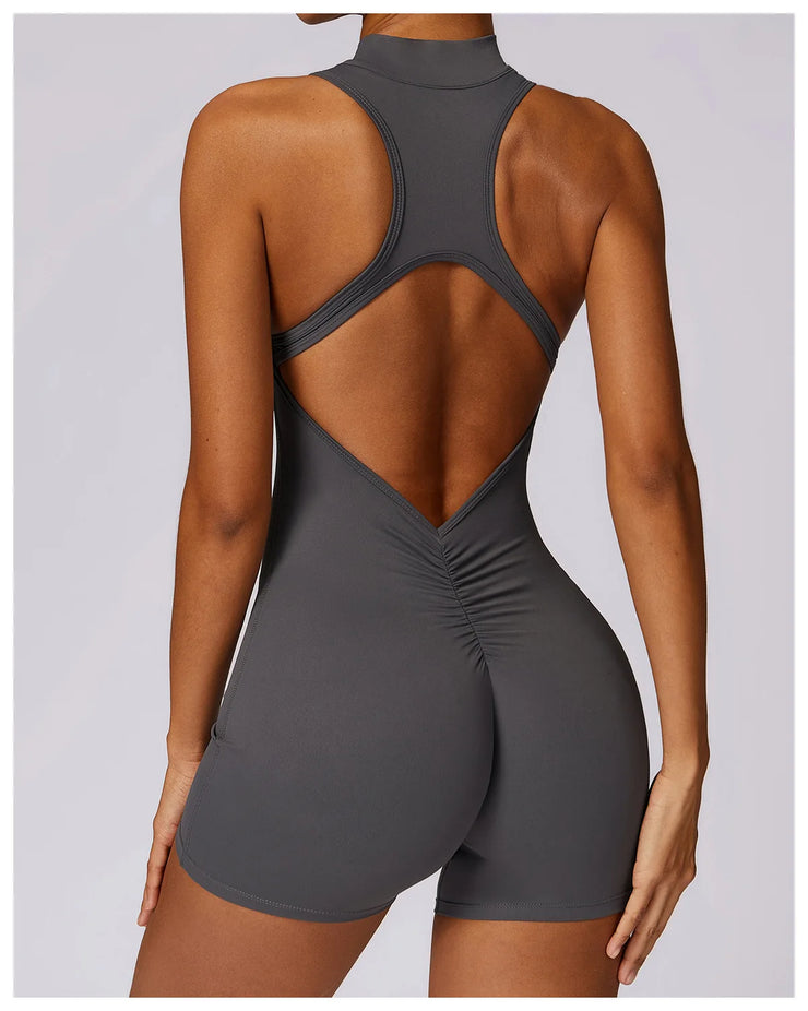 Sexy Backless Scrunch Butt Jumpsuit