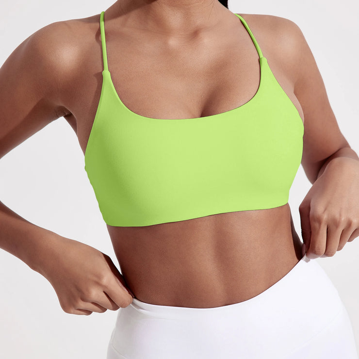 Solid Color Fitness Yoga Bra