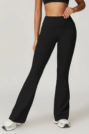 Women's High Waist Flare Leggings