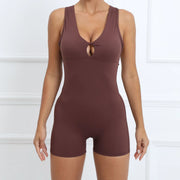 Padded Yoga Jumpsuit Workout Bodysuit