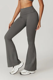 Women's High Waist Flare Leggings