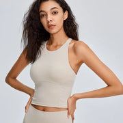 Cross Back Push-Up Sports Bra