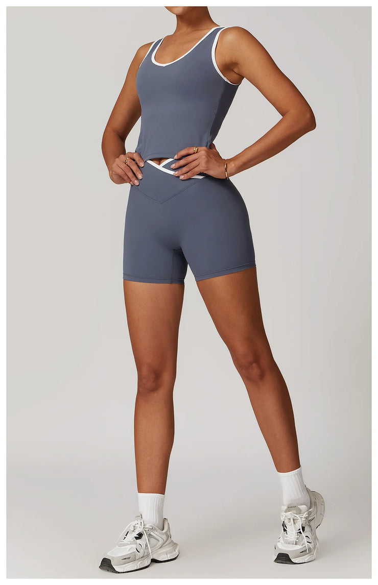 2PCS Nude Yoga Workout Set