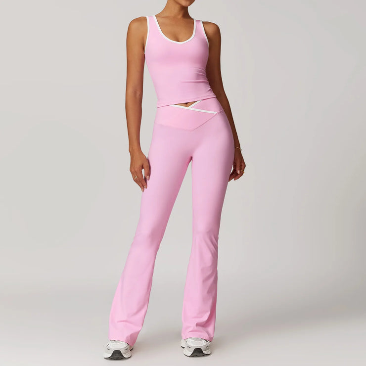2PCS Nude Yoga Workout Set