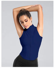 Athletic Zip Up Workout Vest