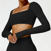 Casual Gym Square Neck Shirt