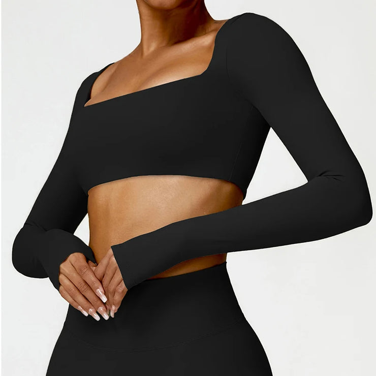 Casual Gym Square Neck Shirt