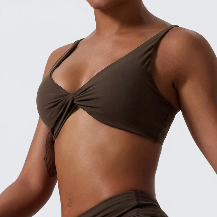 Sports Bra Shockproof Push Up Gym Top