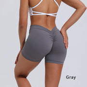 High-Waisted Hip-Lifting Fitness Shorts