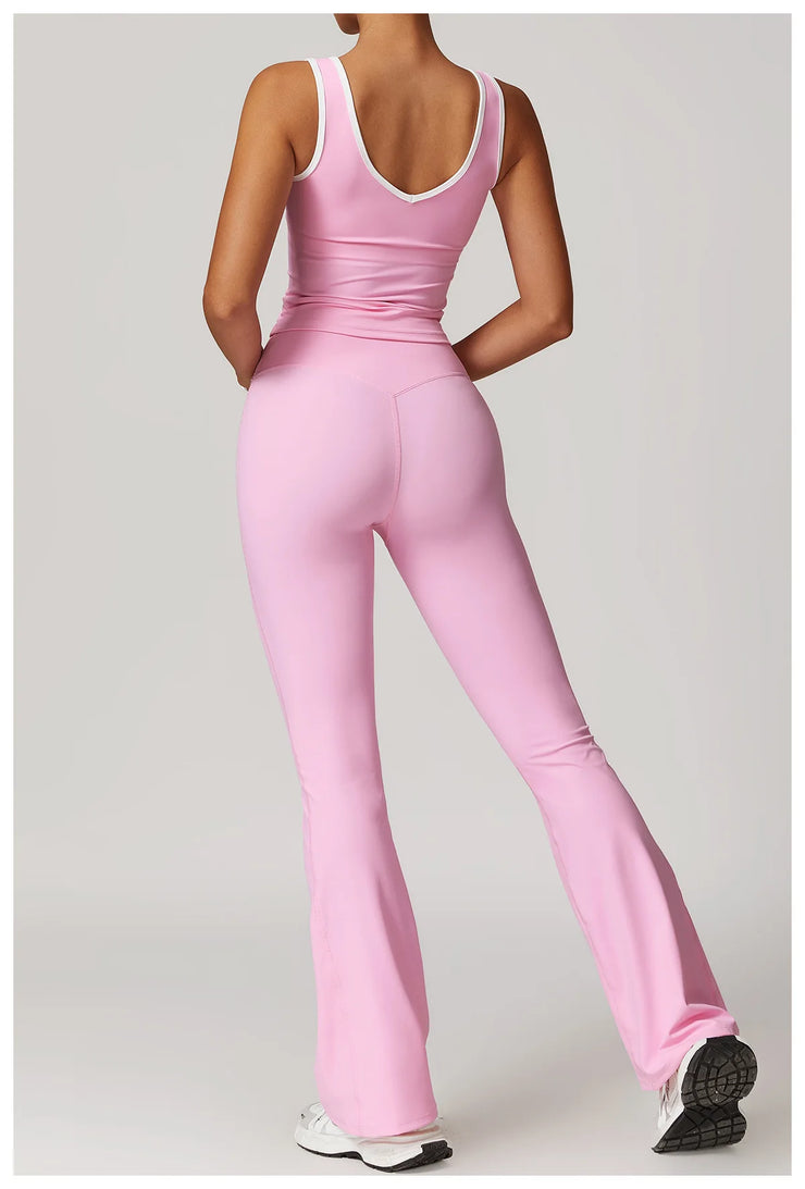 2PCS Nude Yoga Workout Set