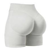 Low Ribbed Waist Yoga Shorts