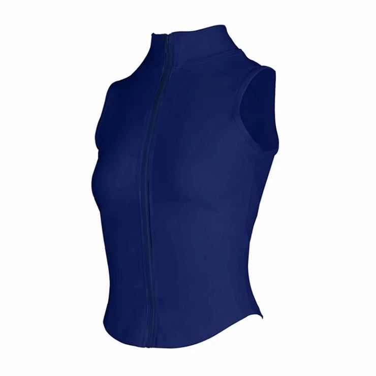Athletic Zip Up Workout Vest