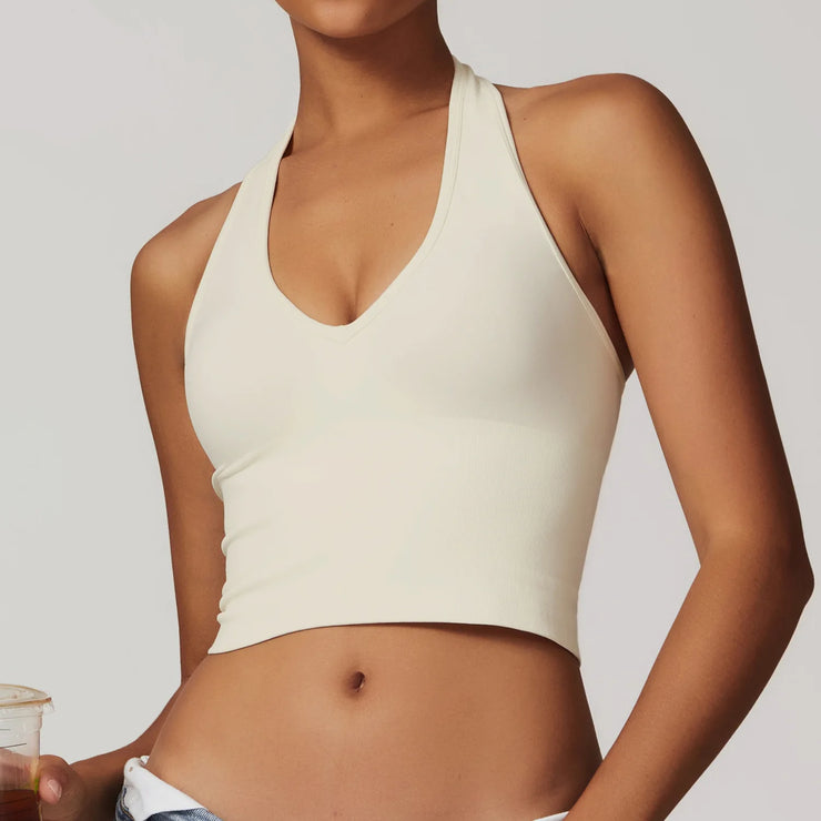 Seamless Push Up Sports Bra