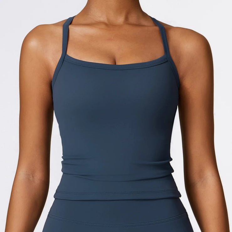 Sports Vest Women Gym Set