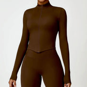 Zipper Workout Jacket Yoga Top