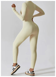 Women's Zipper One-Piece Jumpsuit