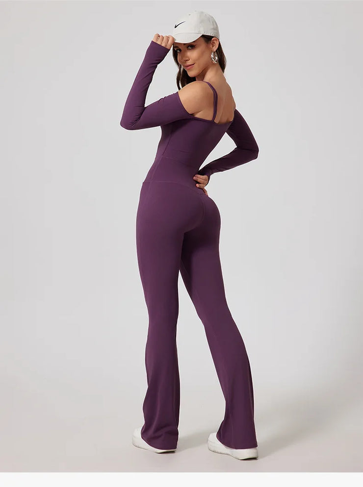 BOLD Yoga Flared Jumpsuit Women&