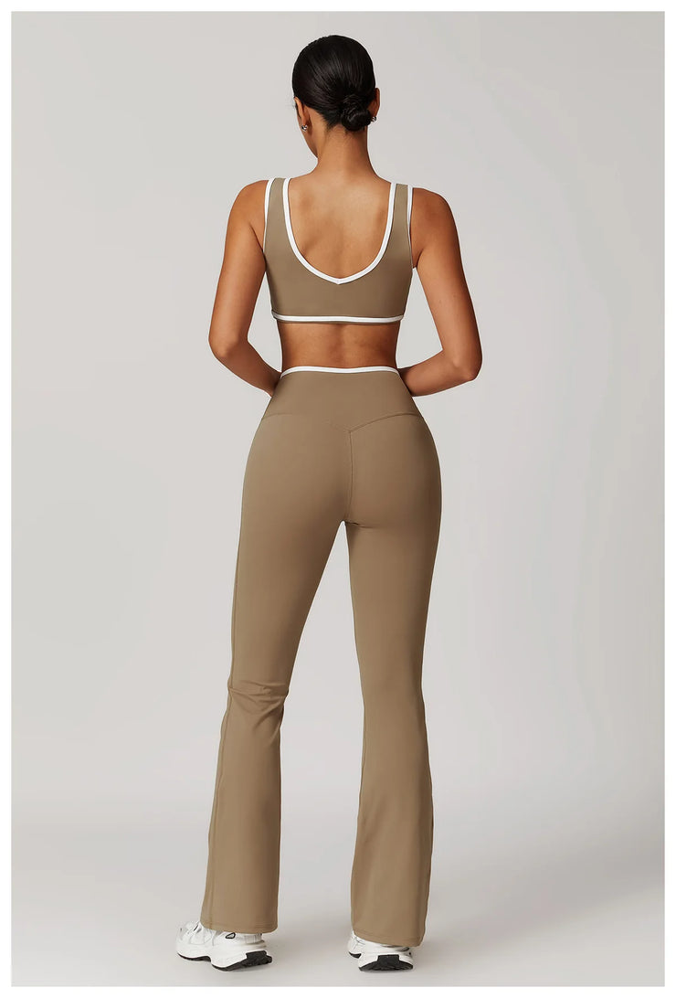 2PCS Nude Yoga Workout Set