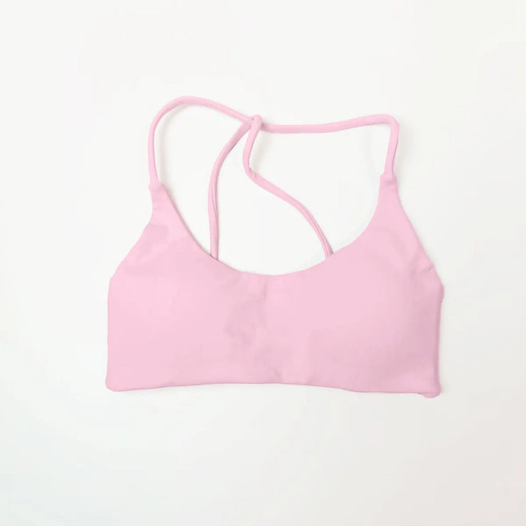 Twist Back High Support Bra