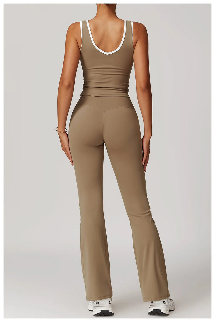 2PCS Nude Yoga Workout Set