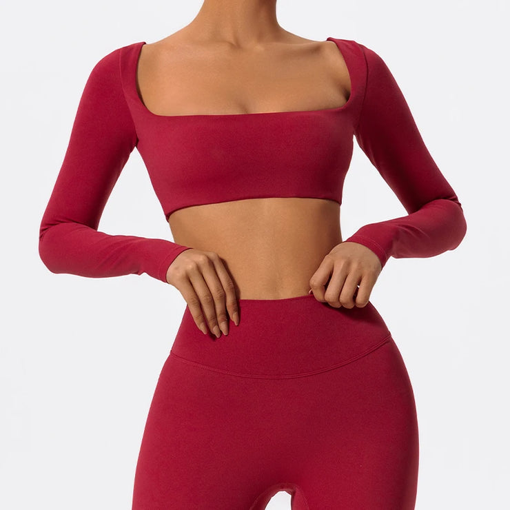 Casual Gym Square Neck Shirt