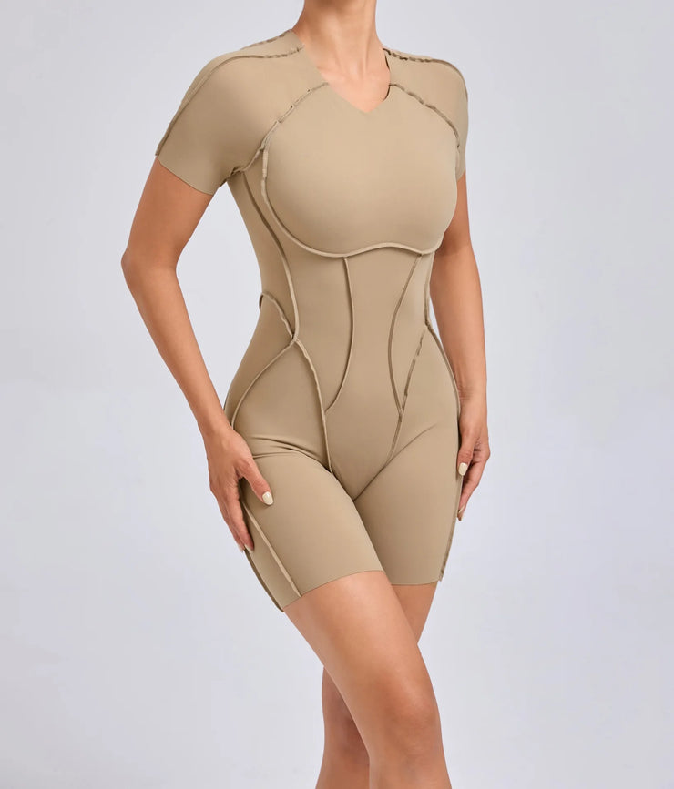 Women’s Long Sleeve Workout Jumpsuit