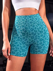 Leopard High Waist Yoga Shorts