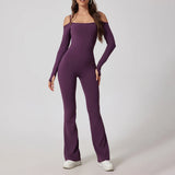 BOLD Yoga Flared Jumpsuit Women's Gym Fitness