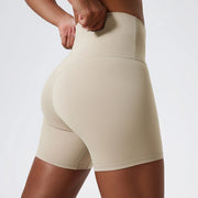 High Waist Push Up Active Shorts