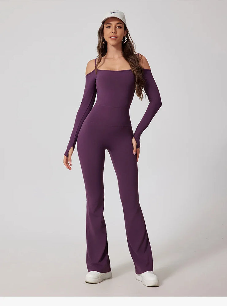 BOLD Yoga Flared Jumpsuit Women&